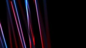 Blue red laser neon glowing lines hi-tech abstract motion background. Seamless looping. Video animation Ultra HD 4K 3840x2160