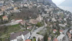 Aerial Views of Lugano City