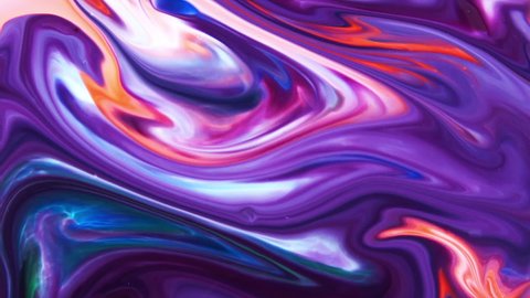 Liquid Colorful Paint Pattens Mix 库存影片视频 100 免版税 Shutterstock