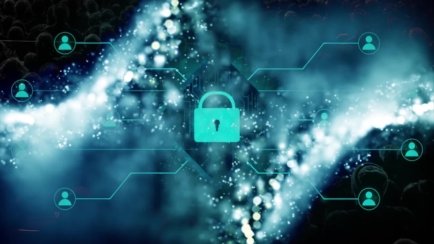 Internet security abstract concept background | Shutterstock HD Video #1069262350