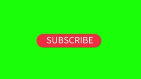 animation button bell subscribe green screen. - Powered by Shutterstock - Get 15% off with code: PIKWIZARD15