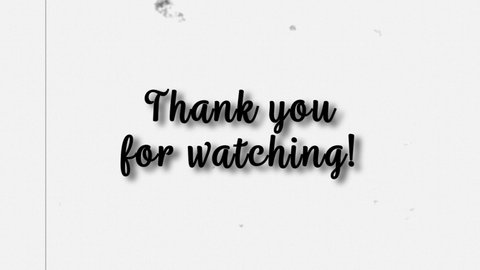 Thanks For Watching Stock Video Footage 4k And Hd Video Clips Shutterstock