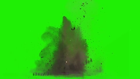 Explosion Effect on Green Screen