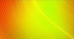 4K looping dark red, yellow footage with stright stripes. Modern abstract moving illustrations with colorful lines. Flowing design for presentations. 4096 x 2160, 60 fps.
