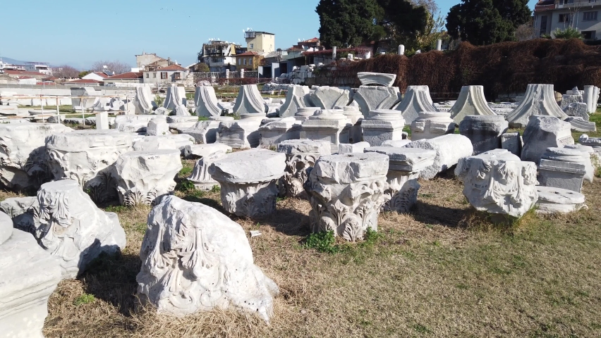 The Agora of Smyrna, alternatively known as the Agora of Izmir, is an ancient Roman agora located in Smyrna - Izmir - Turkey.