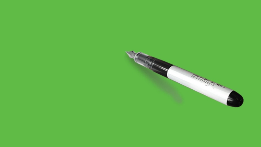 Drawing an ocean ship with black and blue color combination on abstract green background
