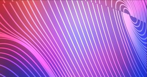 4K looping light blue, red animation with sharp lines. Modern abstract moving illustrations with colorful lines. Clip for your commercials. 4096 x 2160, 60 fps.