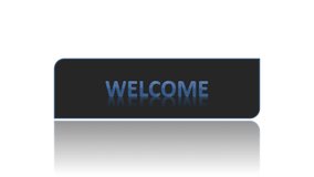 animated welcome greeting. Can be used for video editing, intros, additional elements, presentations, etc.