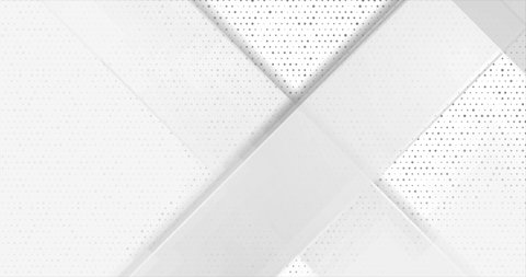 Grey geometric tech abstract motion background with small dots. Seamless looping. Video animation 4K 4096x2160
