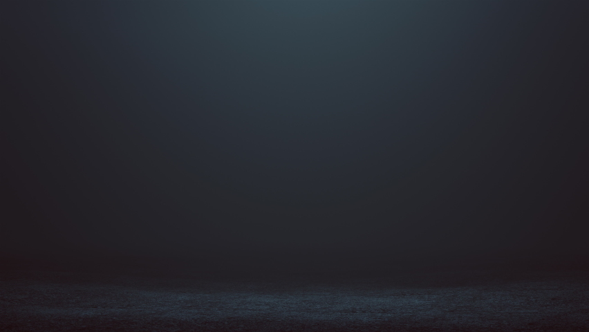 Evil Spirit with Wings Sitting down with its Knees up in a foggy void 3d Illustration animation