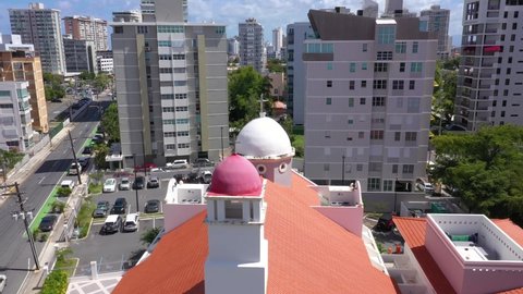 Parroquia Stella Maris Catholic Church Cinematic Drone Shot 
