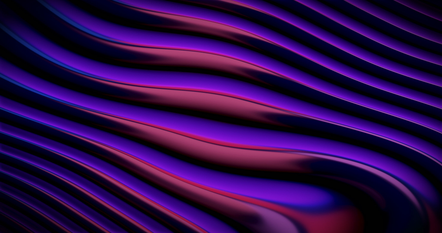 Abstract wavy purple gradient color background. Loop 4k video. Business background. | Shutterstock HD Video #1069422820
