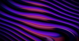 Abstract wavy purple gradient color background. Loop 4k video. Business background.