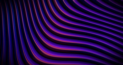 Abstract wavy purple gradient color background. Loop 4k video. Business background.