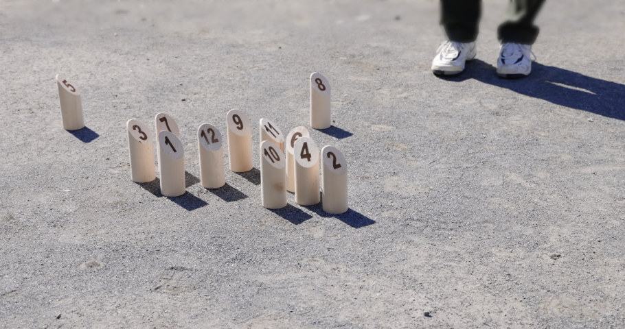 Mölkky, a traditional sport in Finland