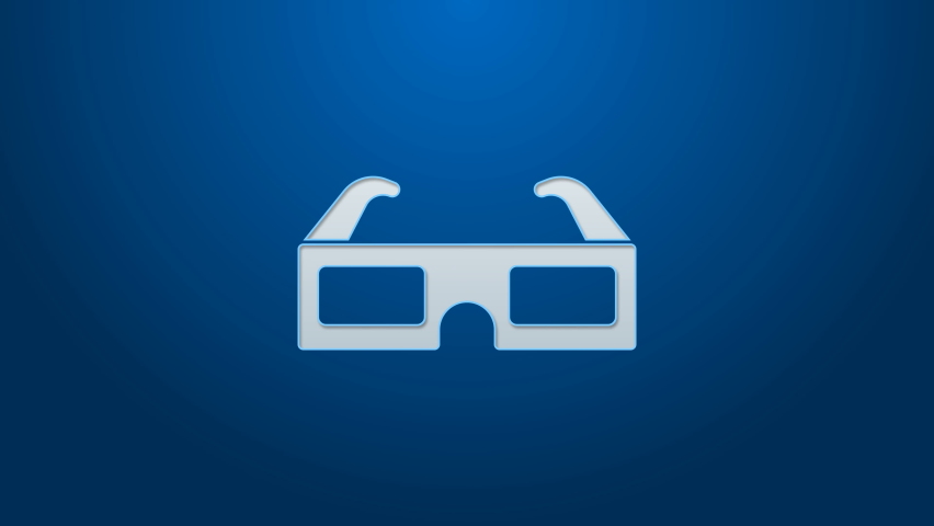 White Line 3d Cinema Glasses 스톡 동영상 비디오(100% 로열티 프리) 1069602394 | Shutterstock