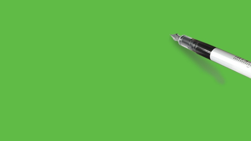 Drawing an transport truck with black and blue color combination on abstract green background
