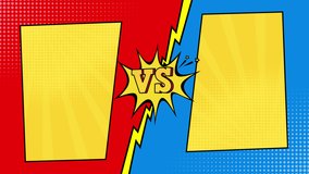 Versus background in pop art style. - Powered by Shutterstock - Get 15% off with code: PIKWIZARD15