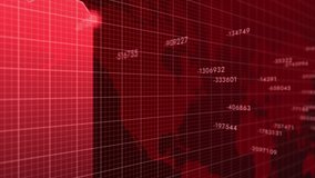 Stock markets crashing down on red background. Concept of financial stagnation, crash, recession, crisis, business crash and economic collapse. - Powered by Shutterstock - Get 15% off with code: PIKWIZARD15