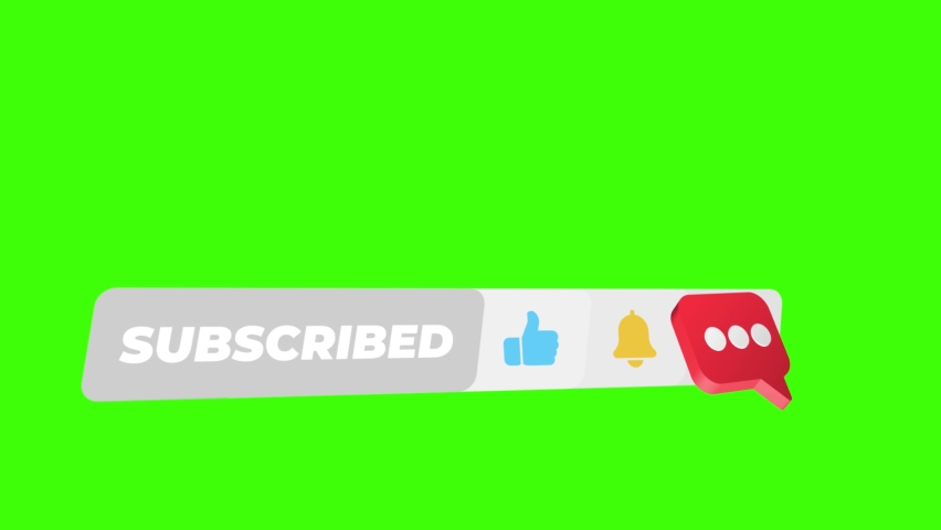Subscribe Button and Notification Bell Animation by