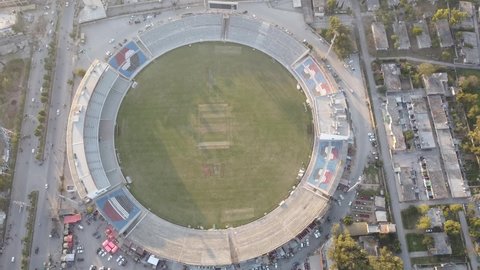Aerial view of Rawalpindi stadium -Pakistan