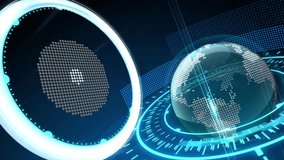 Digital World Map News Intro - Powered by Shutterstock - Get 15% off with code: PIKWIZARD15