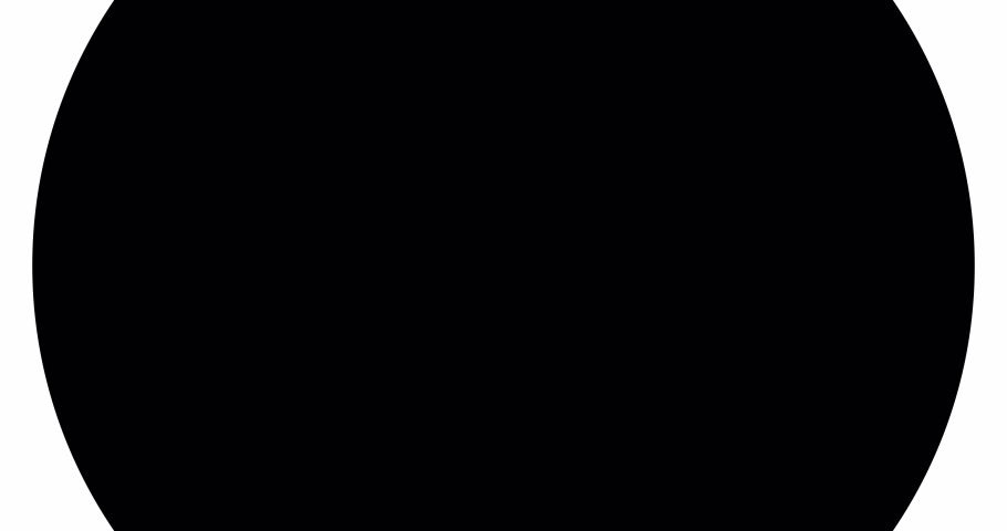 Simple Black and White Shape Transitions. Transition Masks Animation With Alpha Channel