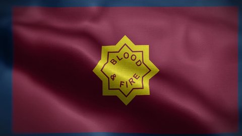 Salvation Army Flag Loop Background 4k Stock Footage Video (100%