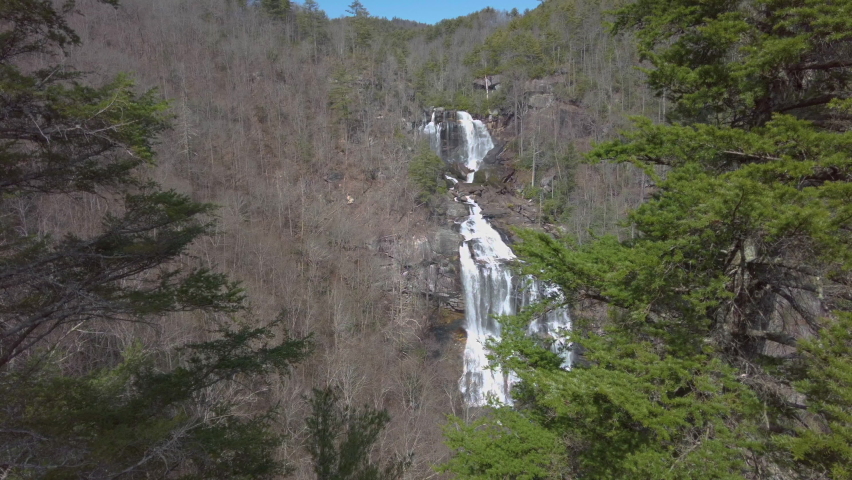 Whitewater falls in Western North Carolina