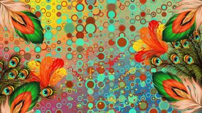 amazing floral carnival fresh color background  