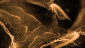 Particle gold dust flickering on black background. Abstract Footage background for text. Gold Particles Moving Background. fast energy flying wave line with flash lights. Particle from below.  - Powered by Shutterstock - Get 15% off with code: PIKWIZARD15