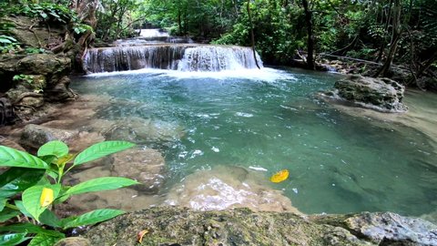 Huay Mae Khamin Waterfall Kanchanaburi Province, Thailand