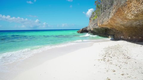 Beautiful Private beach of the coast of Curacao