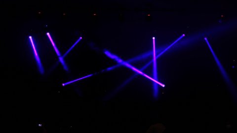 Abstract Background of Party Concert. colorful light and sound at concert,music festival. Blur image of concert,Celebration party. 