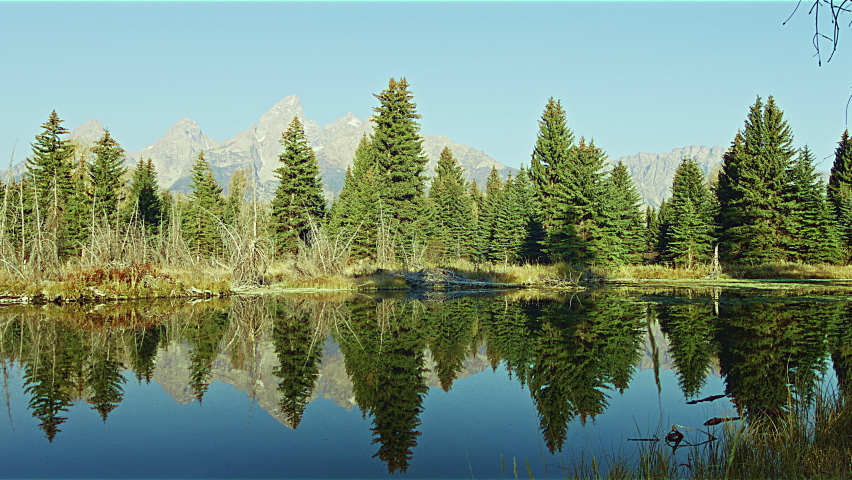 Grand Teton National Park landscape panorama