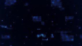 Moving futuristic digital circuit board technology visualization concept with neon blue data nodes loop - Powered by Shutterstock - Get 15% off with code: PIKWIZARD15