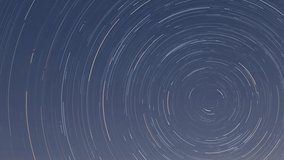 Rotating stars around the Polaris or the north star, time lapse video. - Powered by Shutterstock - Get 15% off with code: PIKWIZARD15