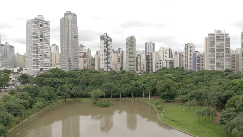 lake in Vaca Brava park, Goias, Brazil, Bueno sector