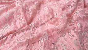 Real spin abstract background of unique light solid pink white floral leaves leaf transparent motif of traditional contemporary modern batik classic kebaya fabric textile handmade natural light. - Powered by Shutterstock - Get 15% off with code: PIKWIZARD15