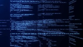 4k Programming code running over computer screen terminal, hacking Animation. Technology background with abstract digital code motion. Software development process concept in a cyberspace - Powered by Shutterstock - Get 15% off with code: PIKWIZARD15