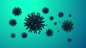Covid 19 virus particles animation - Powered by Shutterstock - Get 15% off with code: PIKWIZARD15
