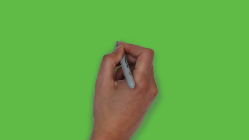 Drawing a water boat with black and blue colour combination on abstract green background
