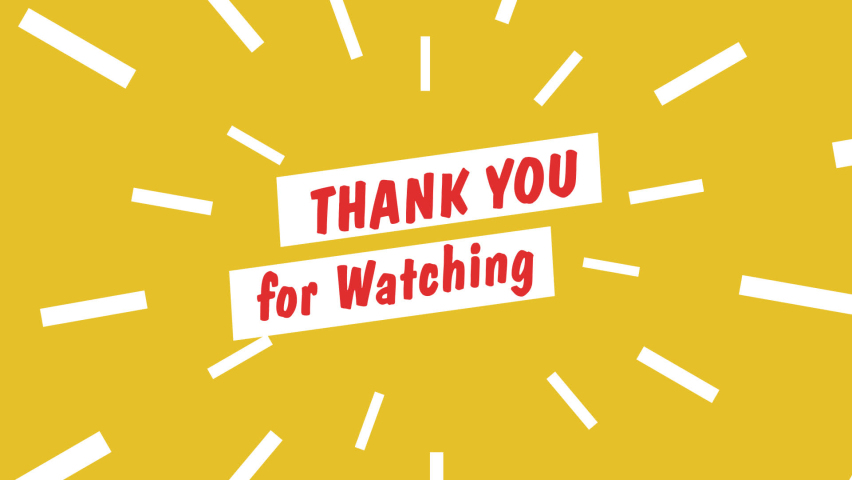 Thank You For Watching Animation Stock Footage Video 100 Royalty Free Shutterstock