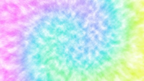Tie dye abstract background animation. Loopable motion. Fluid ink animation.