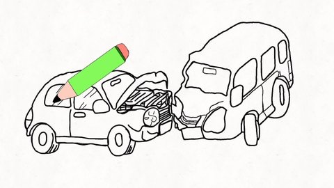 Car Accident Sketch Stock Video Footage 4k And Hd Video Clips Shutterstock