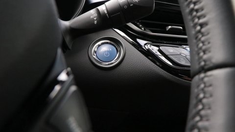 electric cars work with the power button with keyless start systems. If you press and hold the power button, the vehicle will start.