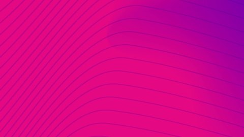 Abstract colorful banners. Dynamic futuristic shapes for 4k 3D animation of rows and rows of colorful purple and pink stripes rippling. Colorful wave gradient animation. Future geometric patterns