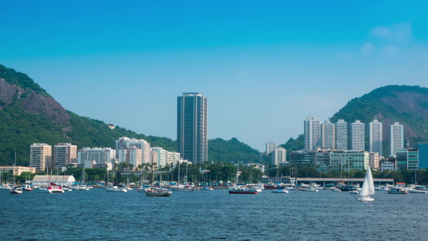 Rio de Janeiro Botafogo Bay time-lapse