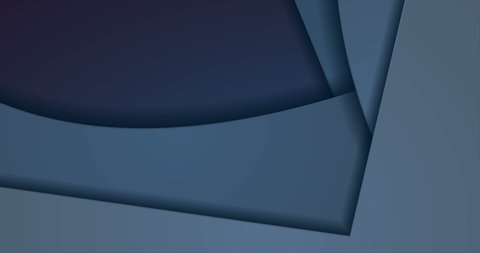 Dark blue corporate material abstract wavy motion background. Seamless looping. Video animation 4K 4096x2160