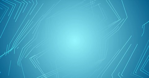 Bright blue refracted lines abstract futuristic motion background. Seamless looping. Video animation 4K 4096x2160